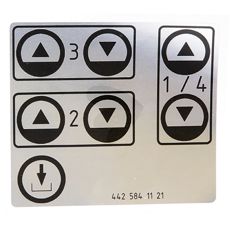 Generisk LGF dekal, bruges ofte på arbejdsbiler inden for landbrug og byggeri.