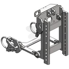 Kugletræk Scharmüller til traktor, max belastning 2000 kg, for effektiv trækning.