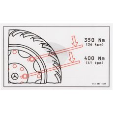 Almindelig LGF dekal, for at øge opmærksomheden om langsomtgående køretøjer.