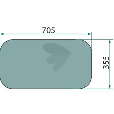 Bagrude til traktorer, giver godt udsyn og beskyttelse mod vejr og vind.