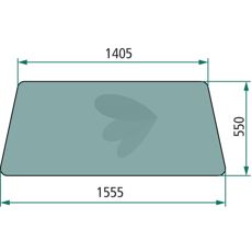 Fast forrude til kabine, beskytter føreren fra vejr og vind.