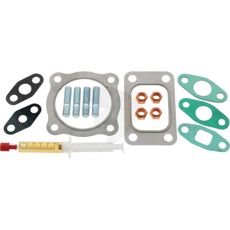 Komplet monteringssæt til installation af turbolader.