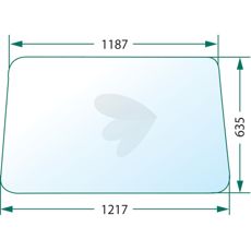 Klar og tydelig forrude, der giver optimal udsigt under kørsel.