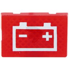 Lygteglas til ladestatuskontrol, hjælper med at overvåge batteriets status.