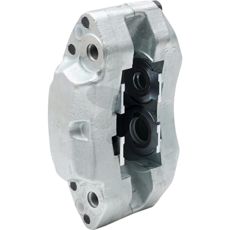 Højkvalitets bremsekaliber til foraksel, sikrer god bremseeffekt.