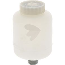 Ekspansionsbeholder på 0,35 liter, vigtig for kølesystemet.