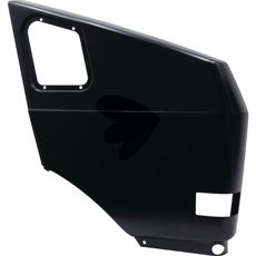 Planke højre med blinklys nedenunder, for bedre synlighed.