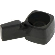 Lås for luftgitteret, sikrer korrekt luftstrøm og filtrering.