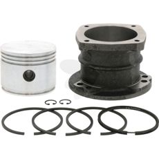 Stempelsæt for kompressor med 3 huller og 77 mm cylinderhul for effektiv drift.