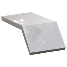 Bagerste stænkskærm, beskytter køretøjet mod snavs og skidt.