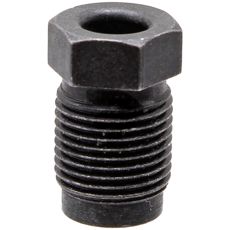 Overfaldsmøtrik M12x1, perfekt til fittings og forbindelser.