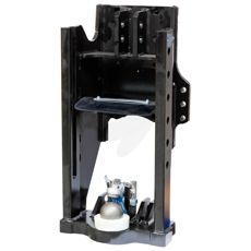 Fast kuglekobling Scharmüller K 80, robust og effektiv til tunge transporter.