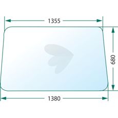 Tonede forrude med åbningsfunktion, ideel til komfort og beskyttelse.