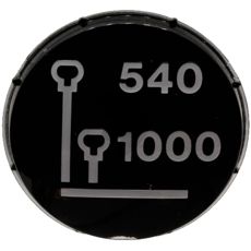 Kredssymboler for gear, afgørende for korrekt funktion af traktorer og maskiner.