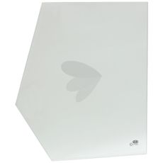 Forrude til dør for åben kabine, giver godt udsyn og beskyttelse.