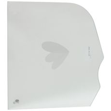 Bagrude til dør for åben kabine, nødvendig for ventilation og udsyn.