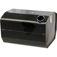 Stor brændstoftank på 160 liter med holdbar konstruktion til langvarig brug.