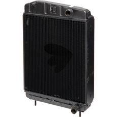 Radiator med en bredde på 410 mm, optimal for effektiv motorafkøling.