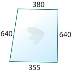 Forrude af klart plast, fremstillet til holdbarhed og udsyn.