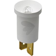 Glødelampe for panelbelysning, giver klar belysning i traktorkabinen.