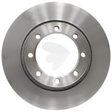 Bremseskive med diameter 380 mm for kraftfuld bremsning på maskiner.