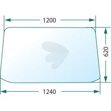 Tonede for- og bagruder der kan åbnes for at mindske indsyn og blænding.
