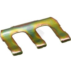 Fastspændingsklemme til bremseledning, designet til dobbelcylindrisk anvendelse.