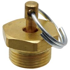 Afløbsventil til luftbeholder med M22 gevind, vigtigt for effektiv afløb.