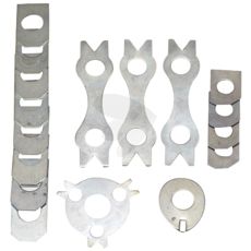 Låseplader til sikker fastgørelse af dele, kompatibel med 731192M1.