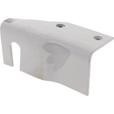 Beslag for kølergitter på højre side, sikrer stabil montering.