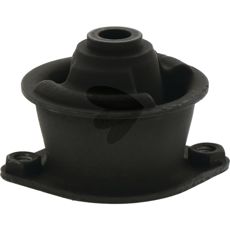 Bagerste motorleje, som giver støtte og dæmpning til motoren.