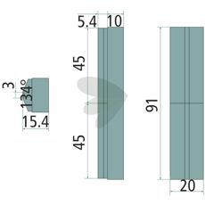 2-pladers rotorharvetand, konstrueret for høj holdbarhed og ydeevne.