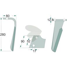 Rotorharvetand med to plader, designet til at forbedre jordforberedelsen.
