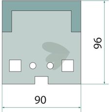 Afskraper 3492004, øger effektiviteten ved at holde dit udstyr rent.