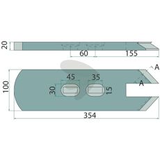 Spids til mixer 622189, effektiv til blanding af materialer.