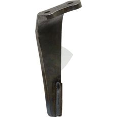 Billede af rotorharvetand med to plader, perfekt til jordbearbejdning.