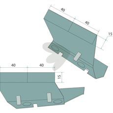 Billede af skraber, varenummer K3024120, til effektiv rengøring.