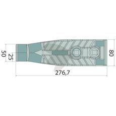 Holdbar spids 00311069, ideel til reparation og vedligeholdelse af landbrugsmaskiner.