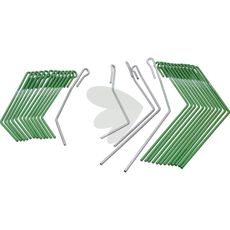 Pålidelig sæt af efterharvetænder til langvarig brug.