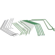 Sæt med efterharvetænder for optimal jordbearbejdning og effekt.