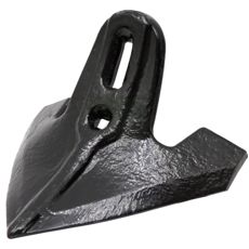 Gåsefødder skær med bredde 250x13 mm, designet til at håndtere hårde jordforhold.