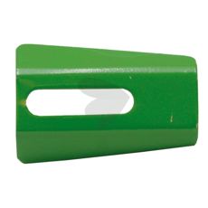 Kompakt afskrabningsplade til effektiv fjernelse af affald i maskiner.