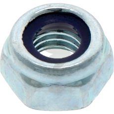 Sekskantmøtrikker M8 DIN 985 i rustfrit stål til pålidelig brug.