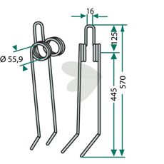 Efterharvetand Gaspardo G18904710R til en effektiv høst.