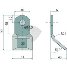 Y-Knuser, holdbar og effektiv til forskellige jordarbejder.