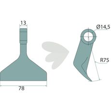 Kraftfuld hammerknuser til krævende jordbearbejdning.