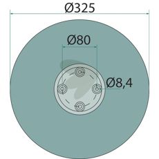 Tallerken G16044560R, perfekt til optimalt arbejde indenfor landbruget.