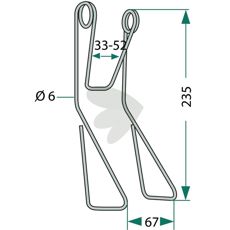 Støtte FJX0563 til effektiv støtte af traktorer og landbrugsredskaber.