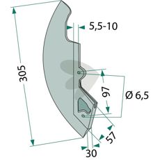 Lang spids til majs, perfekt til at forbedre høstdækning.