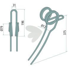 Efterharvetand 807-326C, designet til at forbedre din landbrugsdrift.